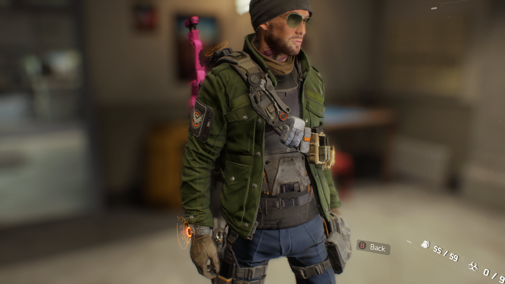 Olive military jacket